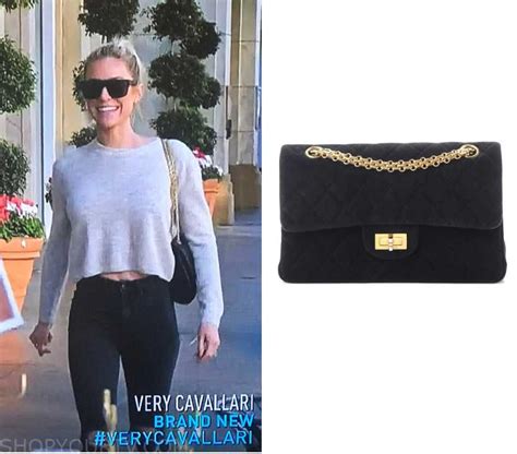 Very Cavallari: Season 2 Episode 4 Kristin's Black Quilted Bag